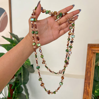 Earthly Multi-Layer Beaded Necklace