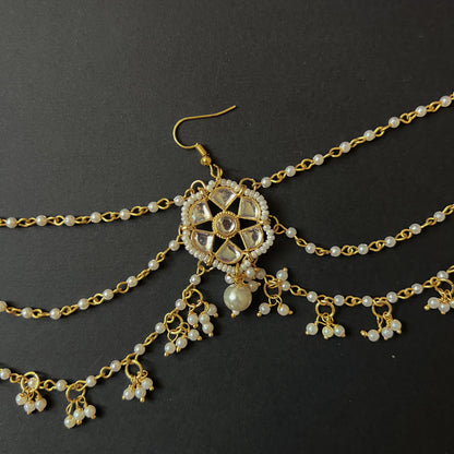 Meena Pearl Hair Chain