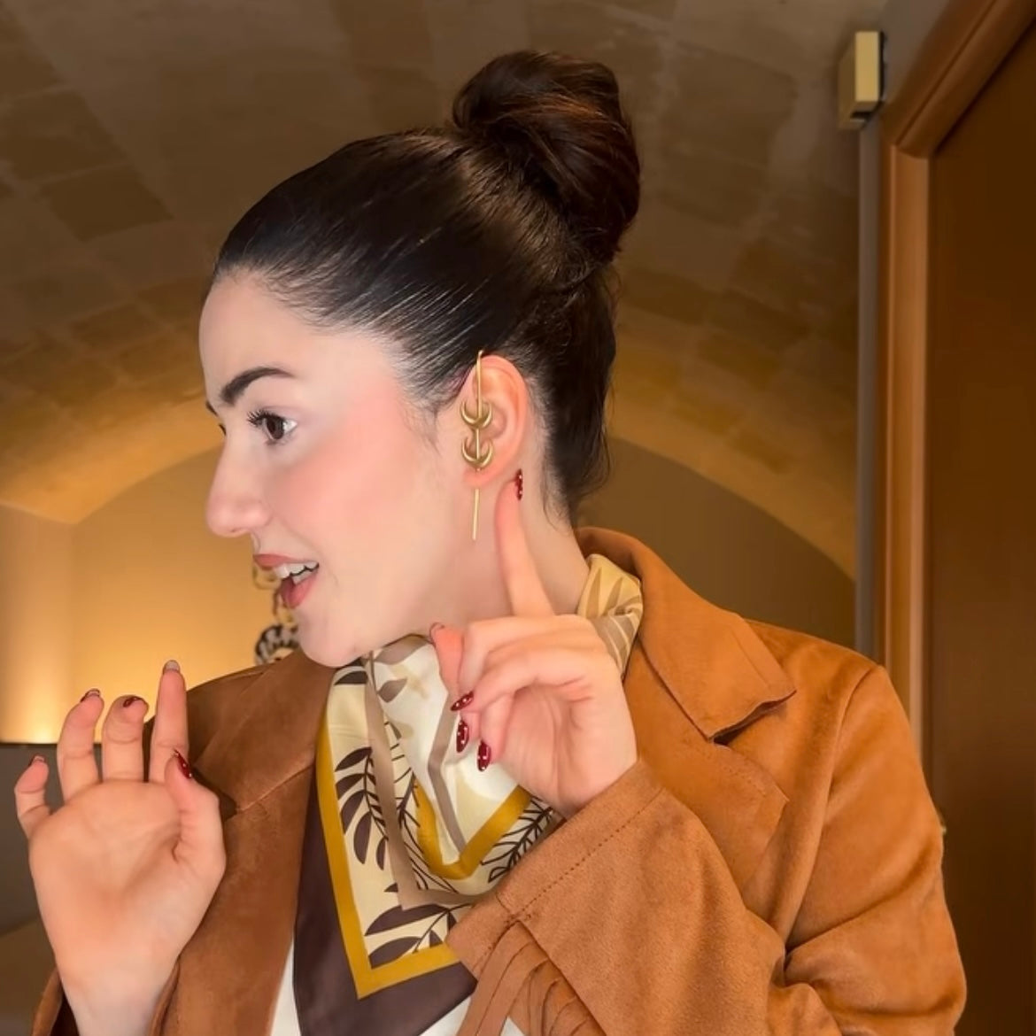Liya Moon Handmade Brass Ear Cuffs