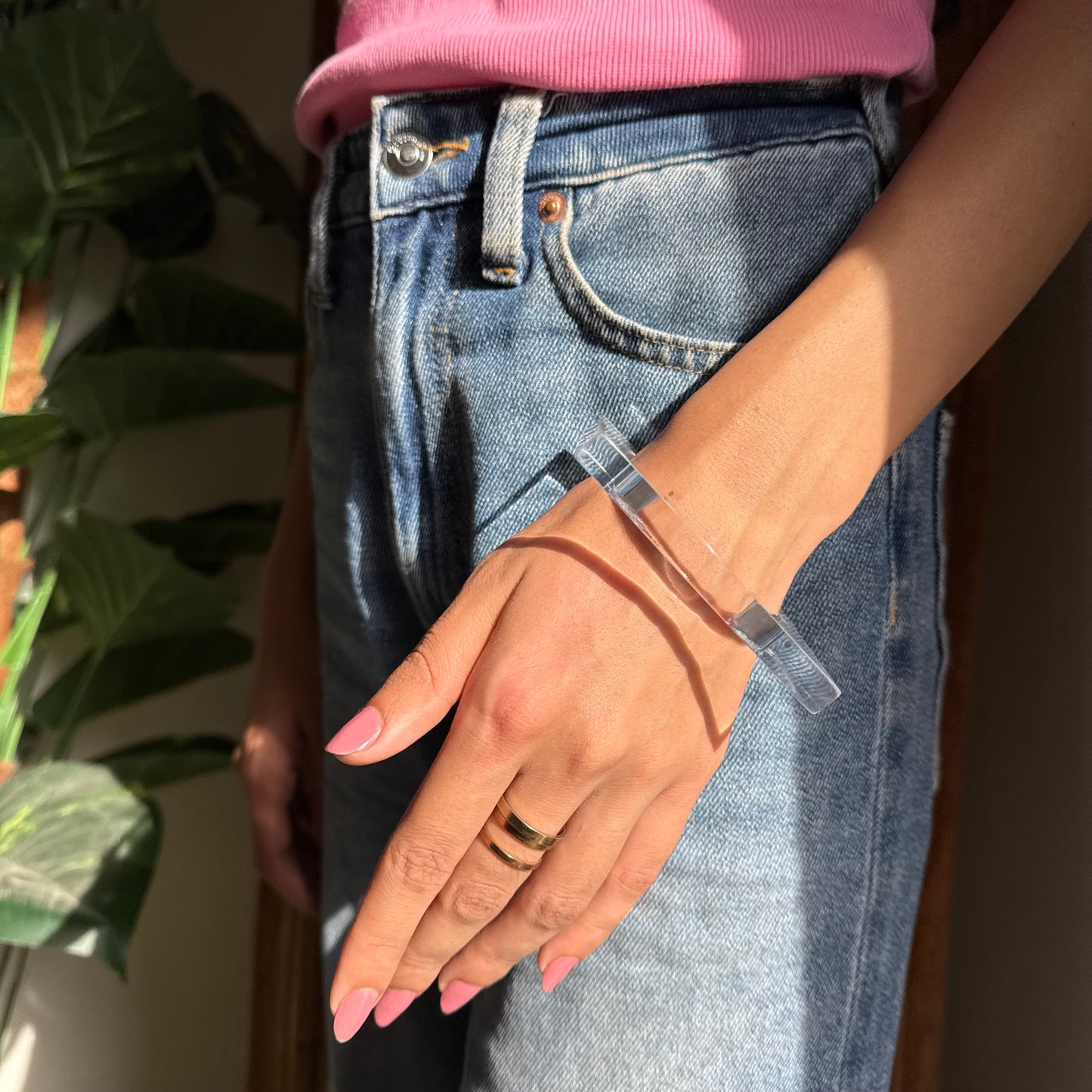 Transparent Resin Bangle