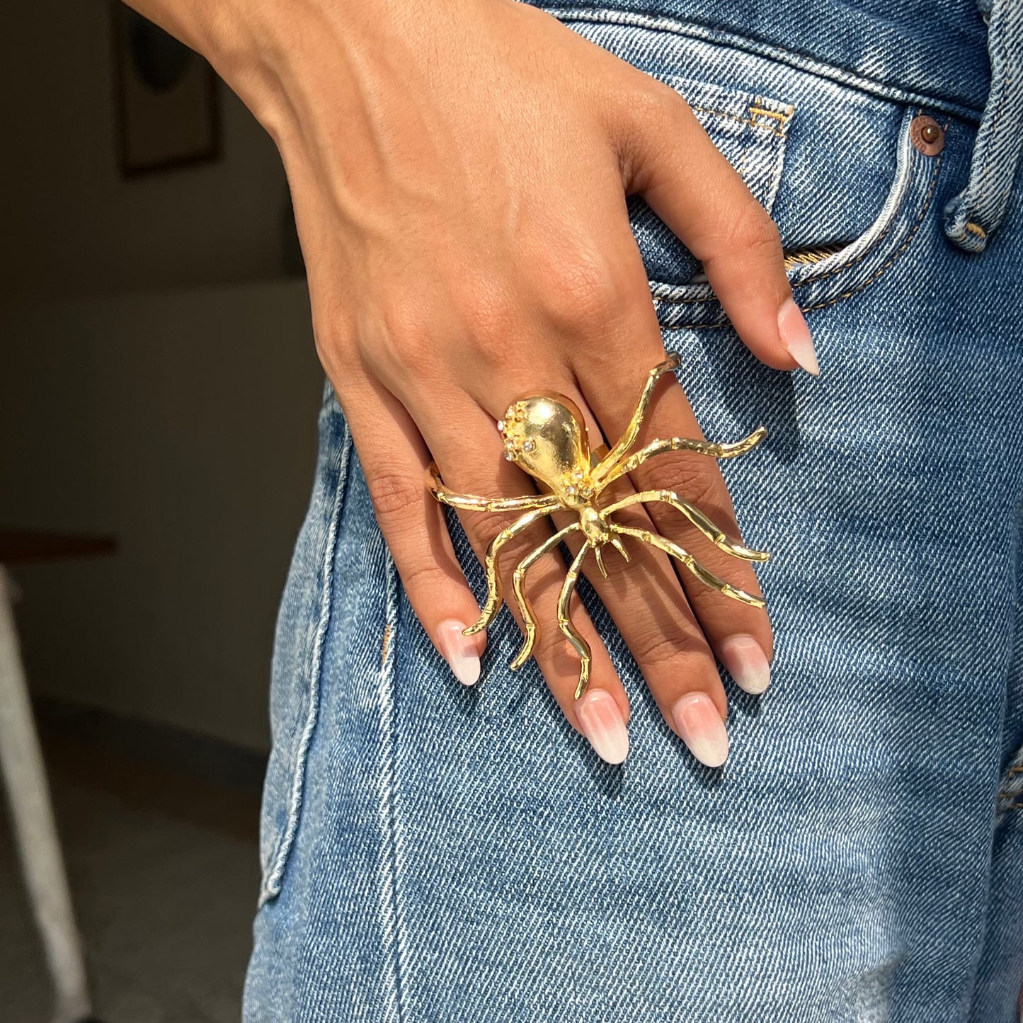 Spider Statement Metal Ring-pre order