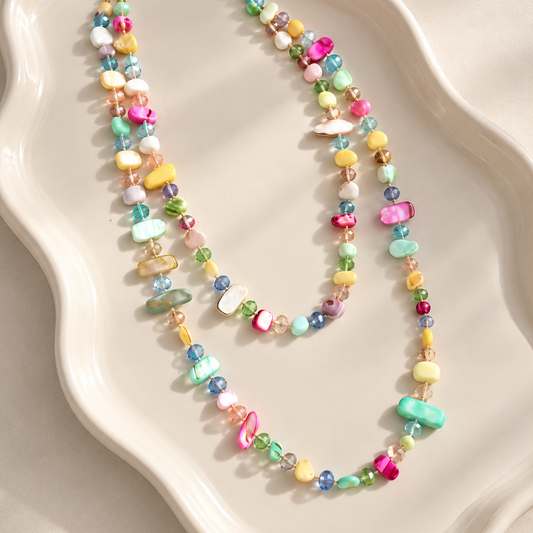 Pastel Pebble Necklace