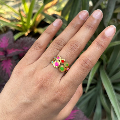 ColorPop Multi Color Adjustable Ring