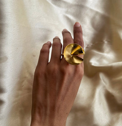 Lydia Handmade Brass Ring