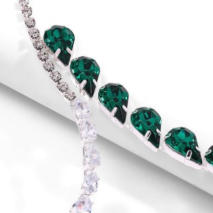 Emerald Cascade Necklace Set