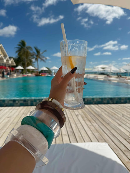 Krystal Resin & Wooden Stack