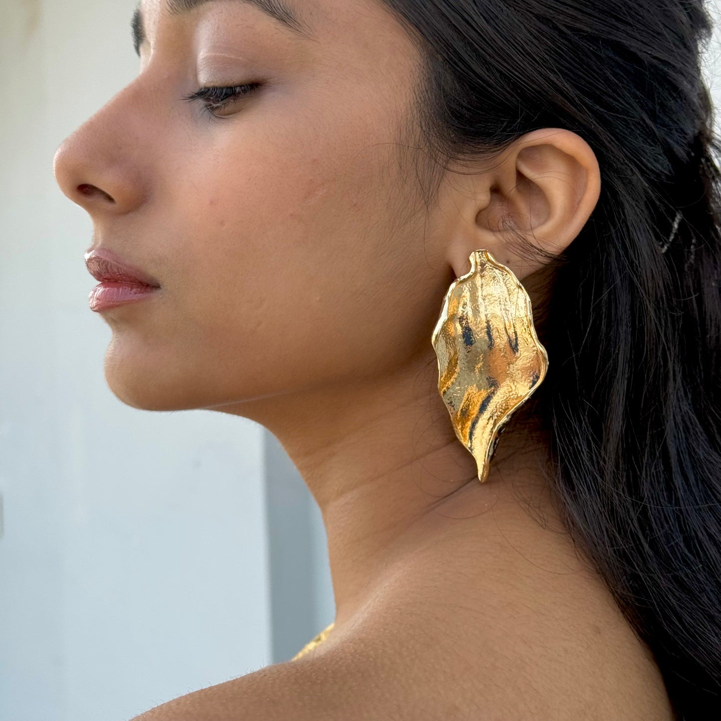 Lucifer Classic Vintage Gold Earrings