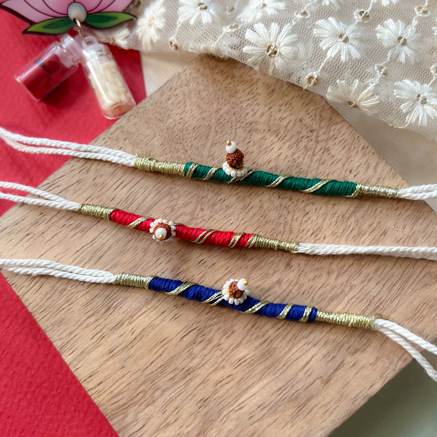 Rudraksha Handmade Rakhi
