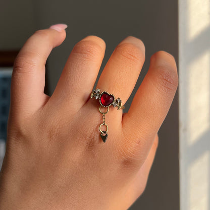 Azure Adjustable Rings