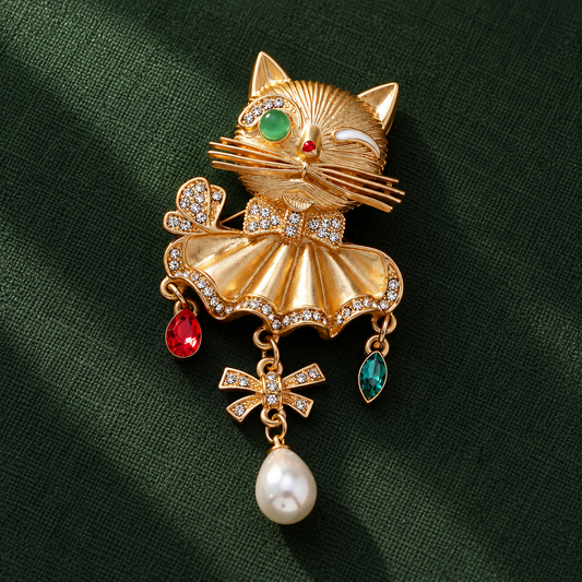 Cat Statement Brooch