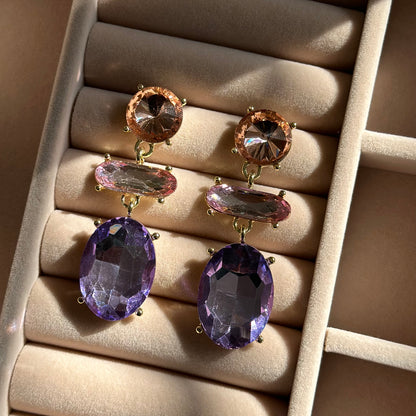 Pastel Prism Drop Earrings