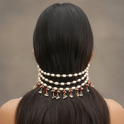 Noor Pearl Hair Chain – No Piercing Required