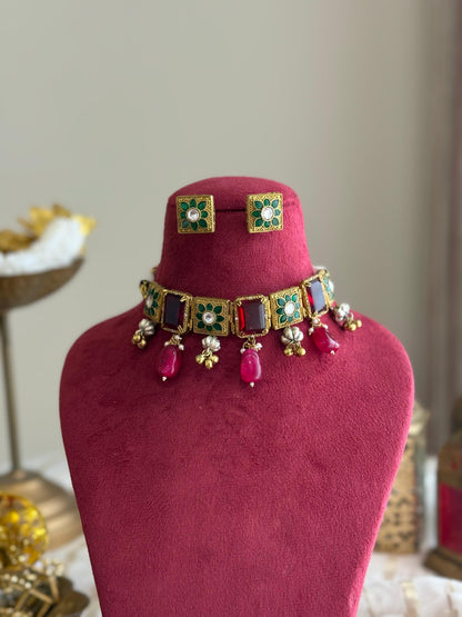 Noor Jahan Kundan Choker Set