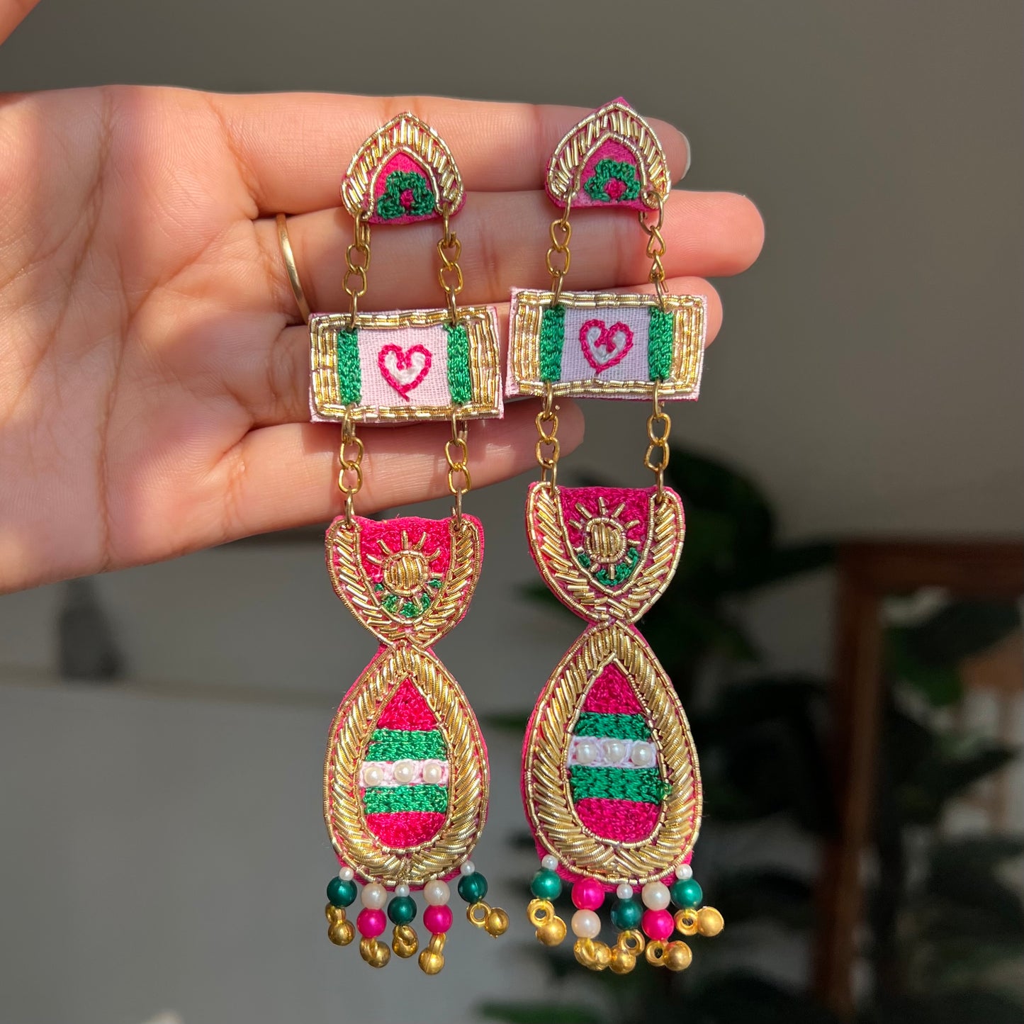 Rangrez Handmade Beaded Earring