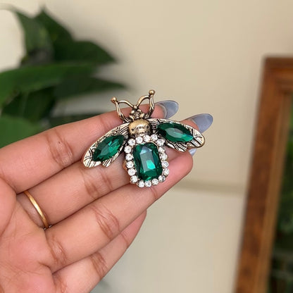 Bee Metal Brooch