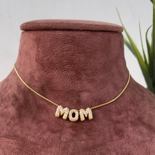 Mom Bubble 18K Necklace
