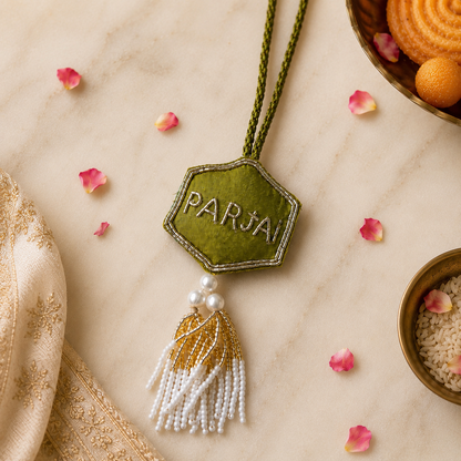 Veer Parjai Handmade Beaded Rakhi