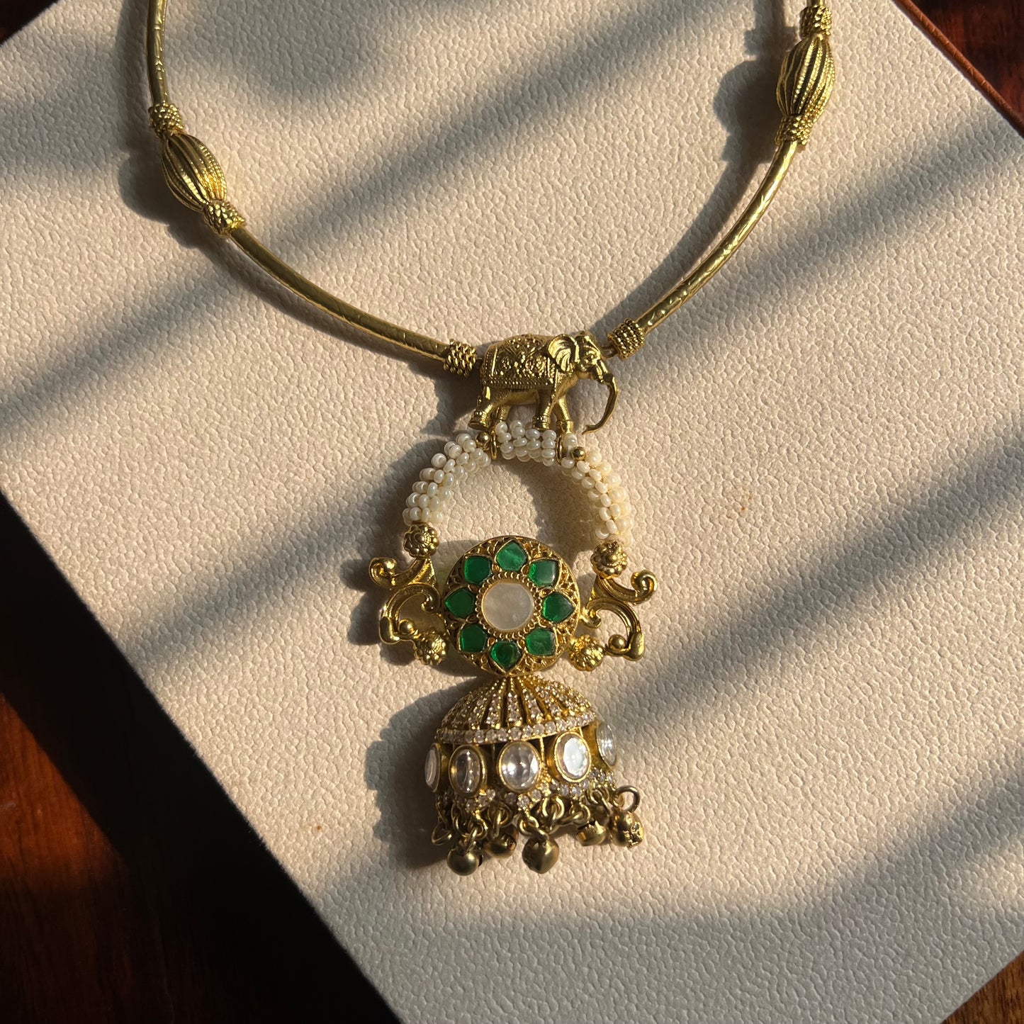 Gaja Handmade Emerald Necklace