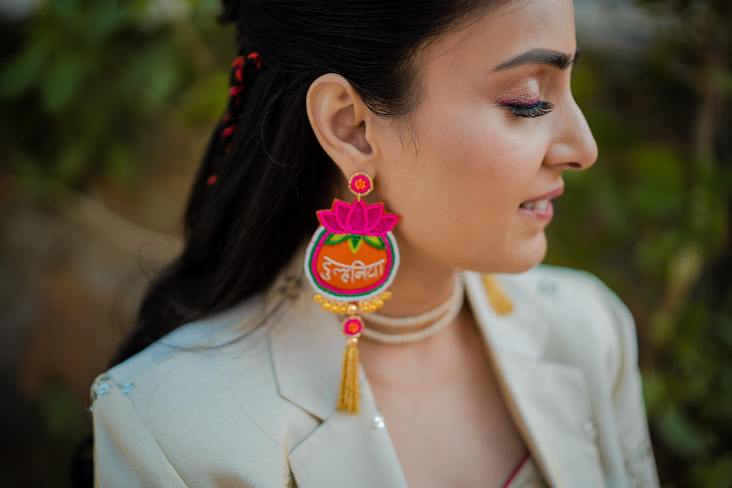 Dulhaniya Handmade Beaded Earring