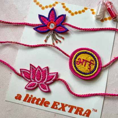 Beaded Rakhi Combos