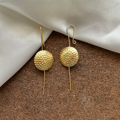 Zyra Handmade Brass Floral Ear Cuffs