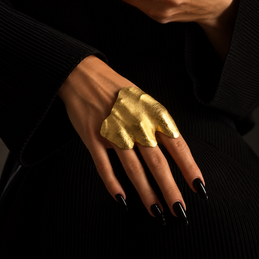 Tidal Hand Cuff Ring