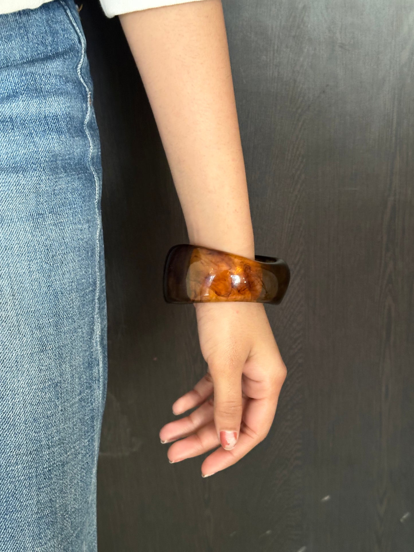 Brown Resin Bangle