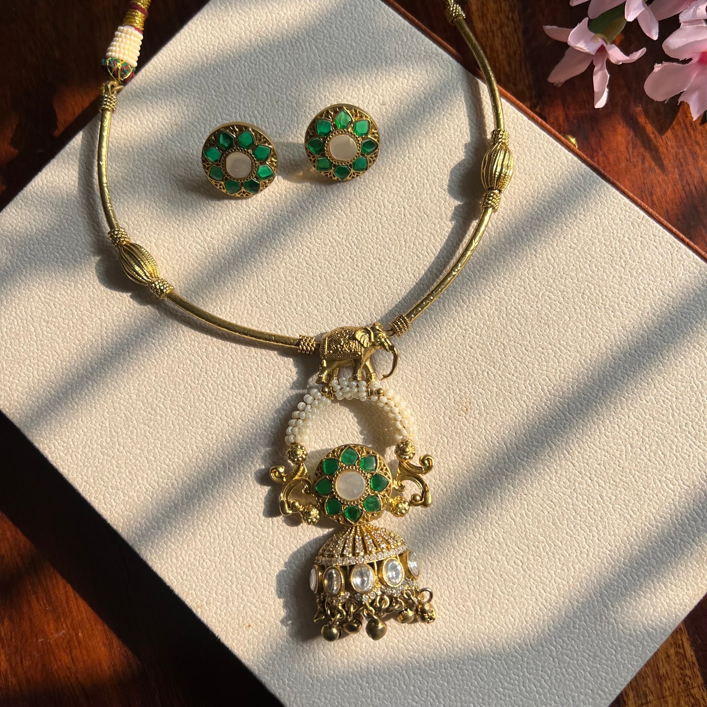Gaja Handmade Emerald Necklace