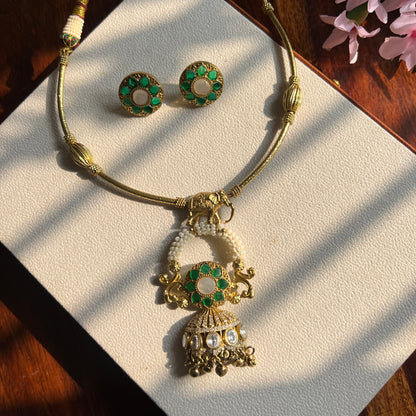 Gaja Handmade Emerald Necklace