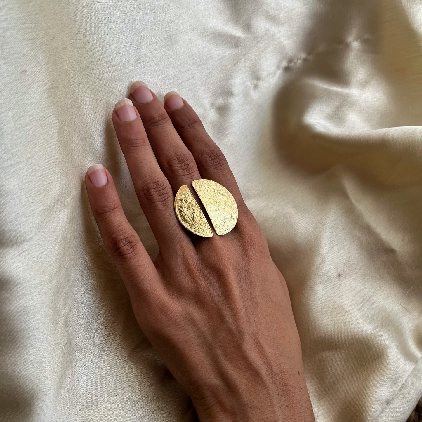 Charlotte Handmade Brass Ring