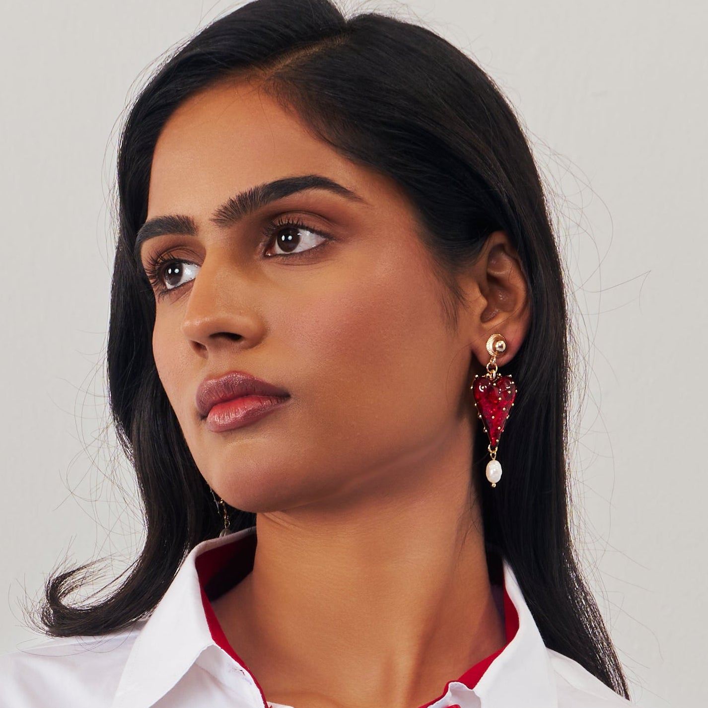 Juliet's Heart Pearl Drops