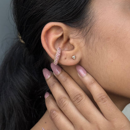 Midnight Rhinestone Ear Cuff