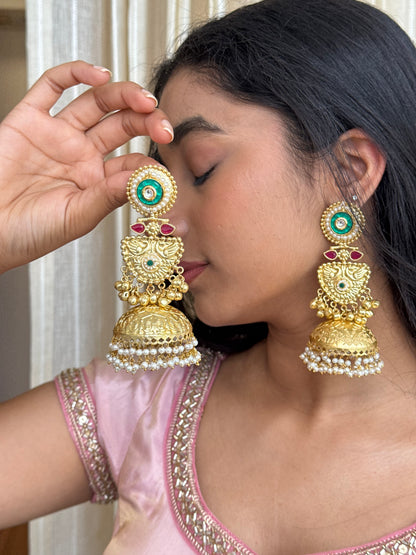 Khwab Ghungroo Jhumki Earrings