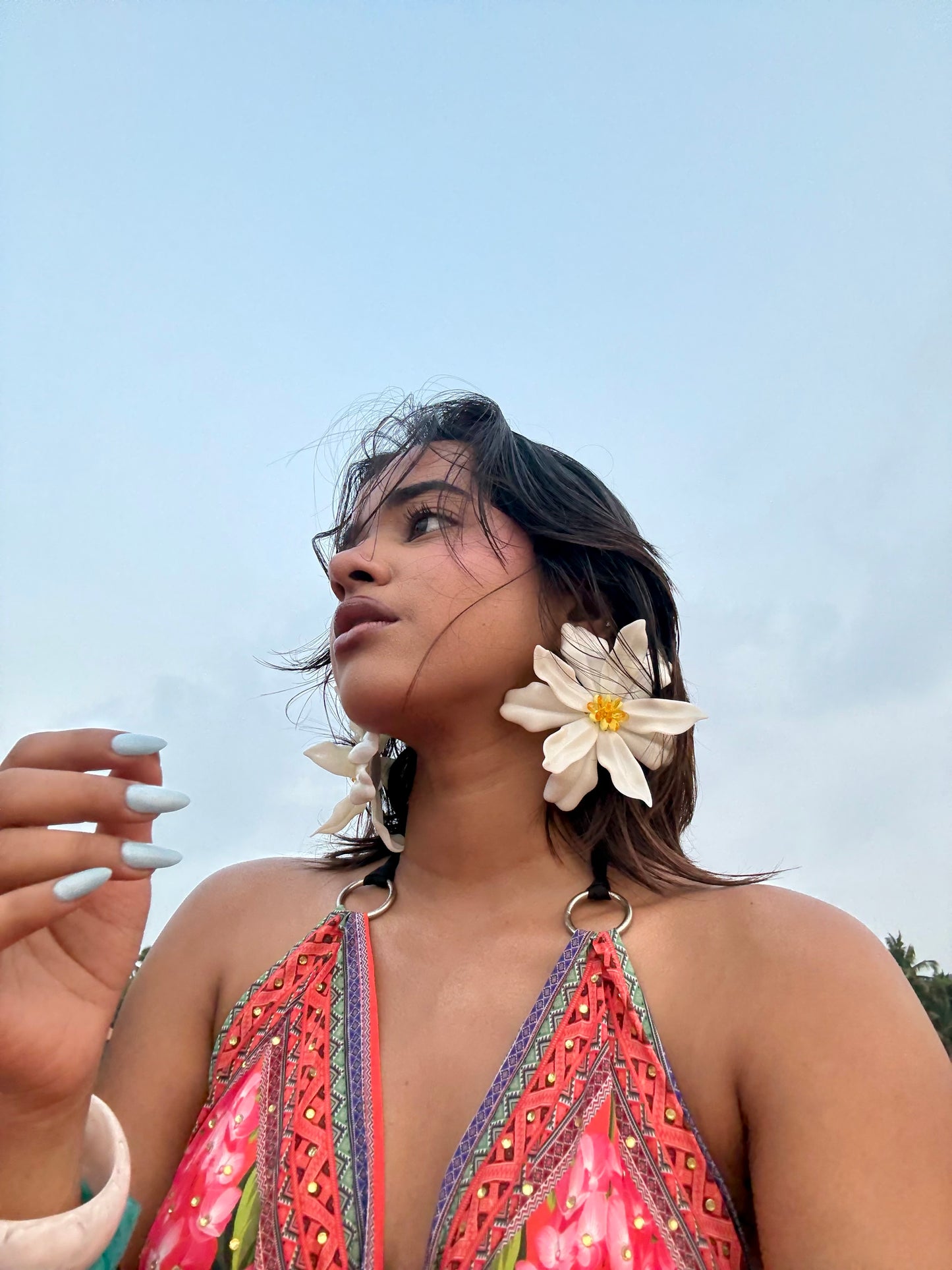 Floral Statement Earrings