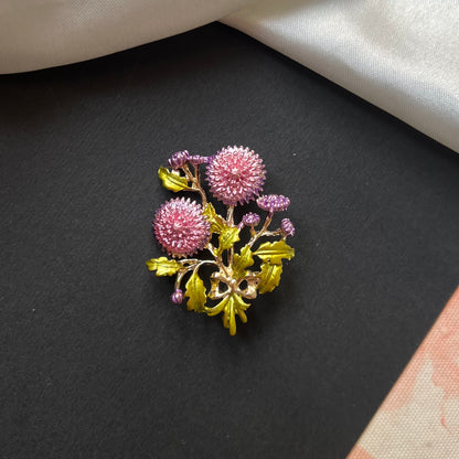 Blush Bloom Bouquet Brooch