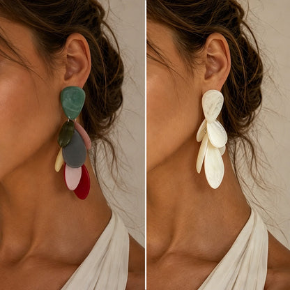 Ivory Cascade Earrings