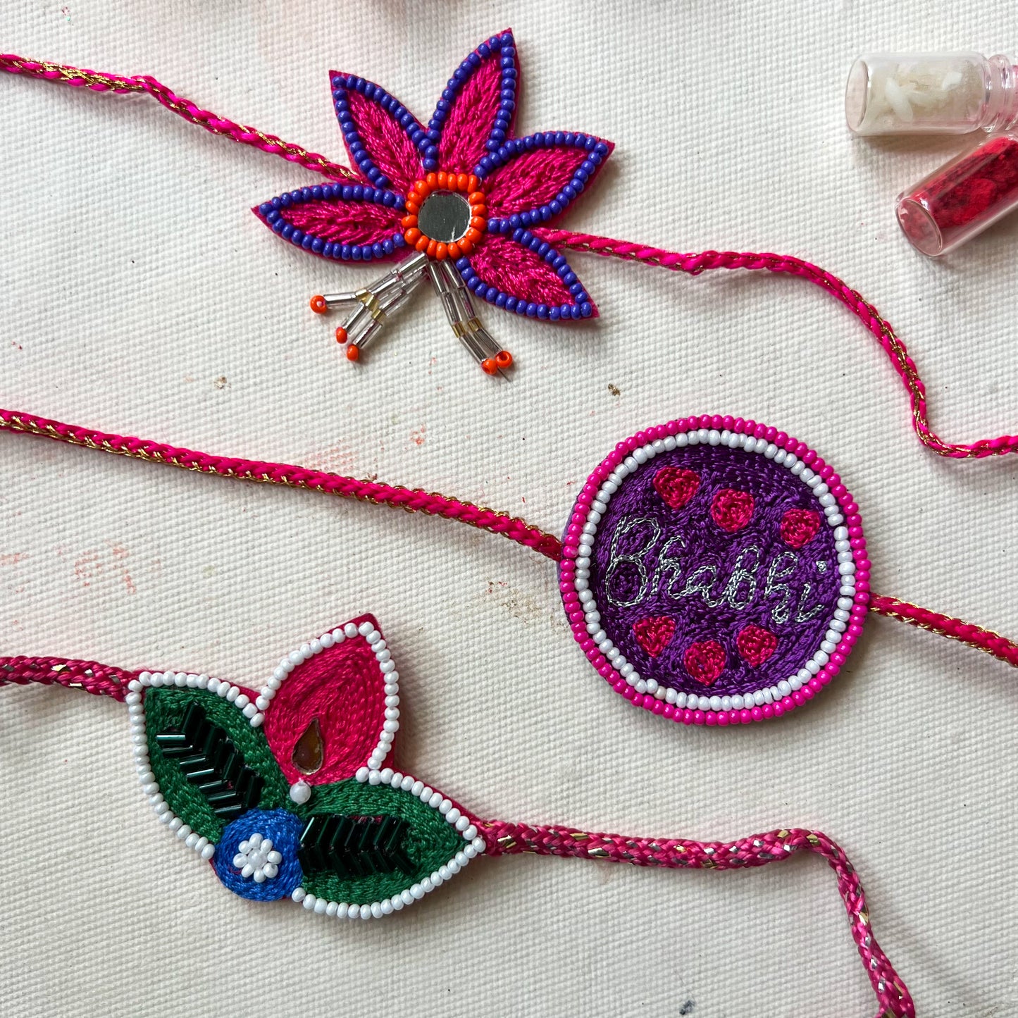 Beaded Rakhi Combos