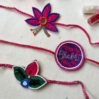 Beaded Rakhi Combos