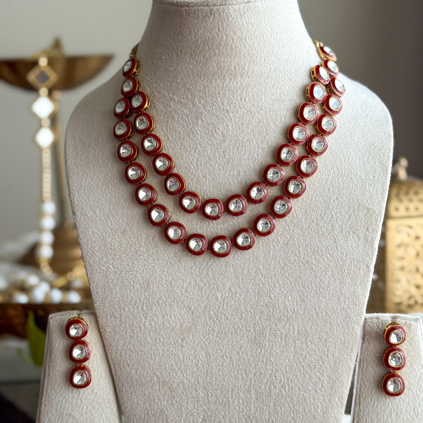 Sahiba Handcrafted Moissanite Set