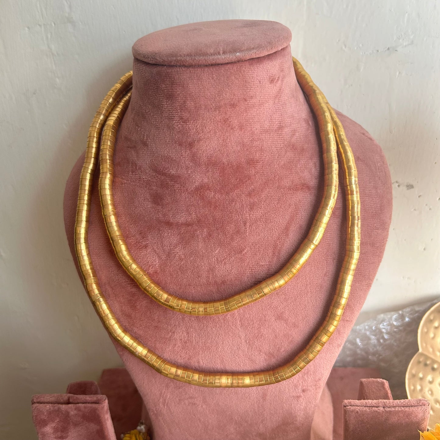 Twist Gold Thick (2 IN 1) - Bracelet & Neckpiece