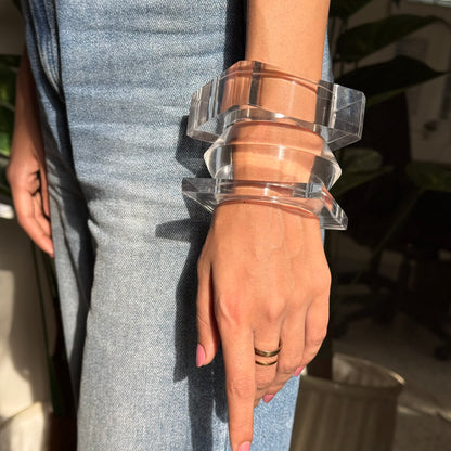 Transparent Resin Bangle