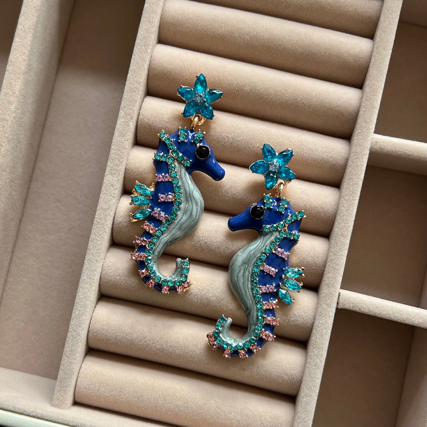 Seahorse Statement Earrings