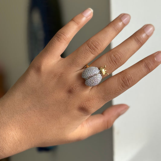 Lady Luxe Bug Ring