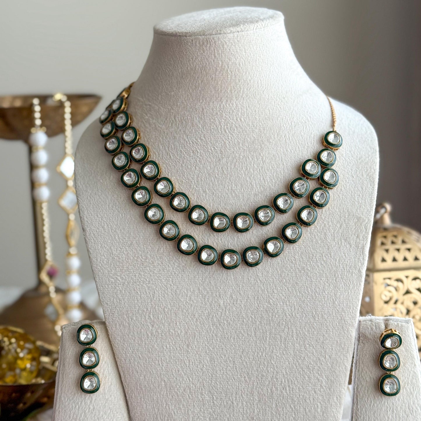Sahiba Handcrafted Moissanite Set