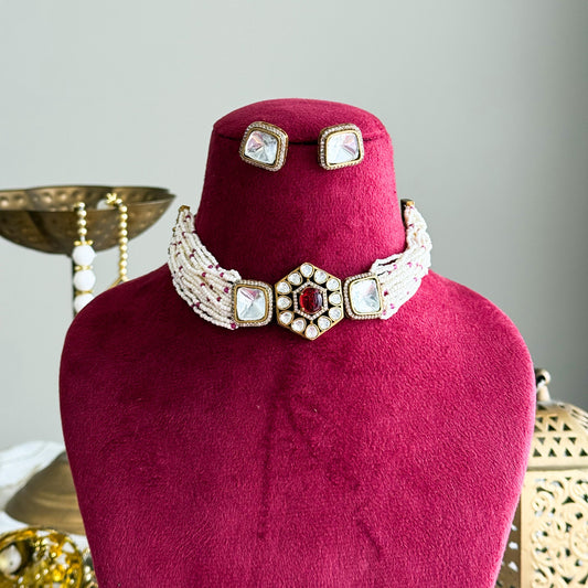 Maharani Handcrafted Pearl Set
