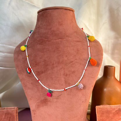 Fruity Multicolor Handmade Beaded Necklace