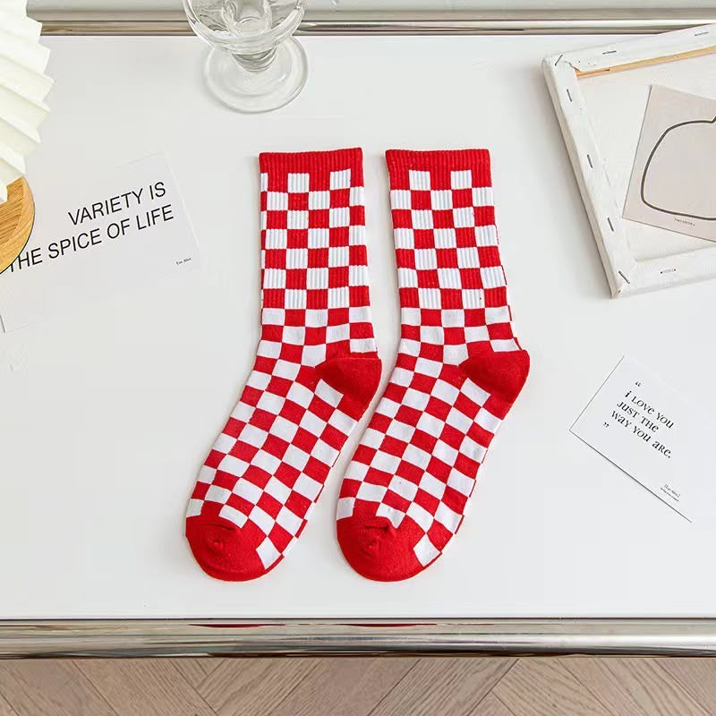 Checker Crew Socks