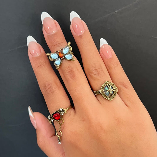 Butterfly & Celestial Rings