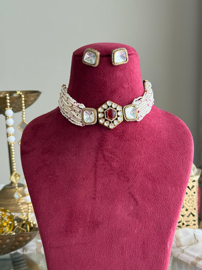 Maharani Handcrafted Pearl Set