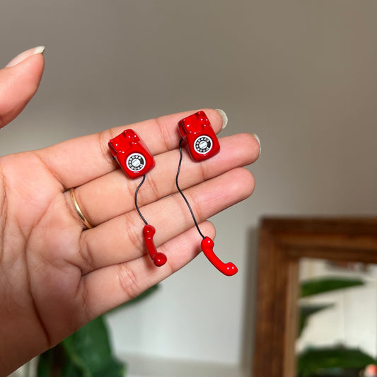 Retro Dial Earrings